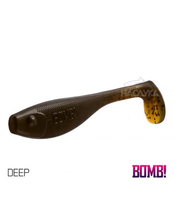 Сет от 5 бр. силиконови примамки Delphin BOMB Fatty, 10 см, цвят Deep