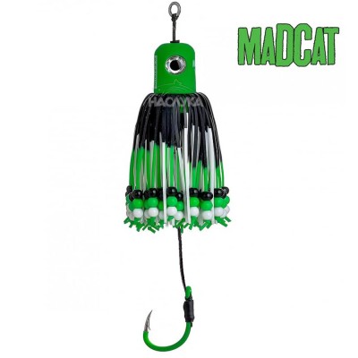 Примамка за сом на кльонк MADCAT Clonk A-Static Teaser, Зелена