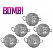 Джиг глави, чебурашки Bomb, 5 броя