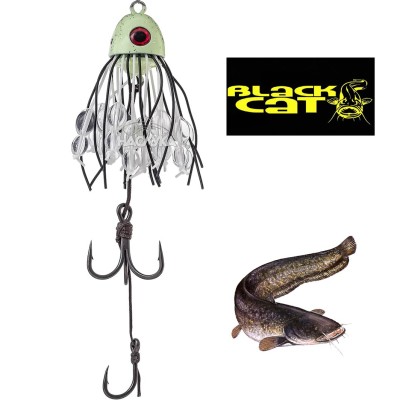 Светеща примамка за сом Black Cat Battle Teaser, Glow in the dark