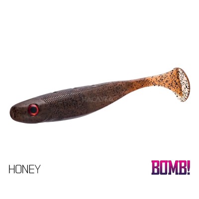 Силиконови примамки BOMB Rippa, Honey, 5 броя