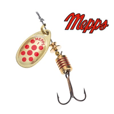 Блесна Mepps Aglia Decore, Gold Red Dots