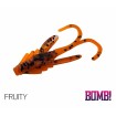 Силиконови примамки с аромат на скарида, BOMB Nympha Fruity, 10 бр.