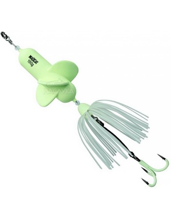 Примамка за сом MADCAT A-Static Propeller Clonk Teaser, цвят Glow in the dark, Светещ
