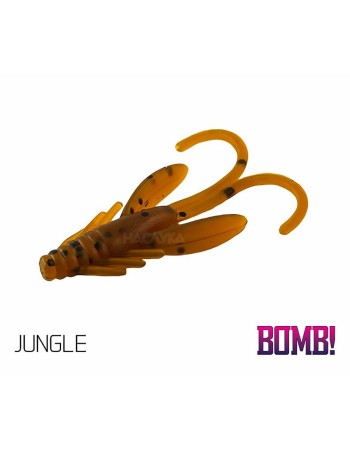 Силиконови примамки с аромат на скарида, BOMB Nympha Jungle, 10 бр.