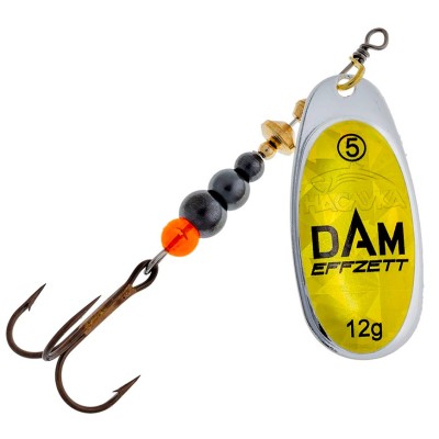 Блесна D.A.M. Effzett Spinner, Fluo Gold Prisma