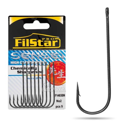 Офсетови куки Sensei F1403BN