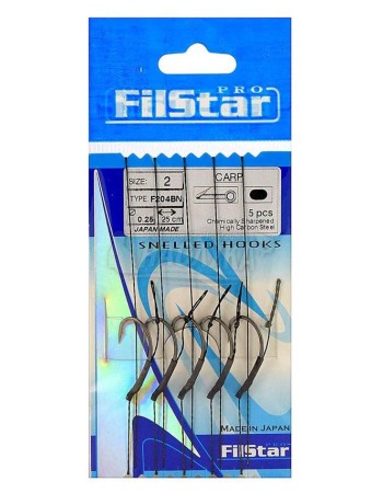 Вързани куки на косъм Filstar F204 BN