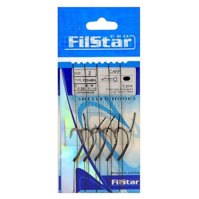 Вързани куки на косъм Filstar F204 BN