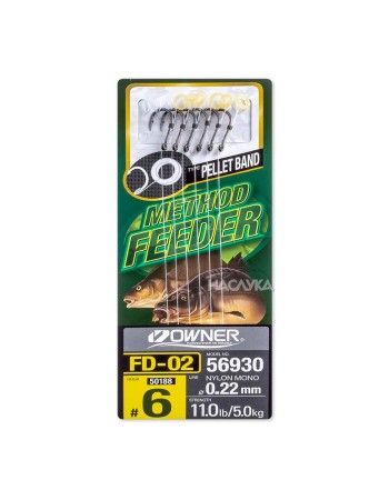Вързани куки за монтаж на пелети Owner Method Feeder Pellet Band