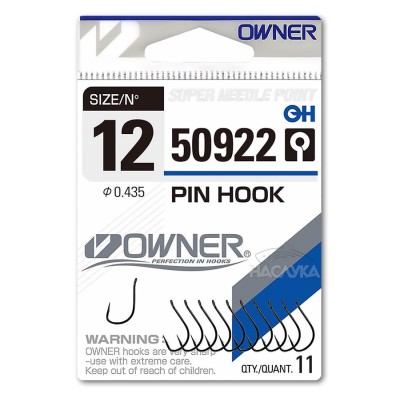 Куки с ухо Owner Pin Hook 50922
