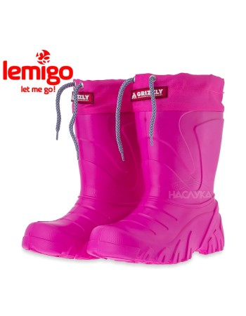 Детски ботуши Lemigo Grizzly Pink