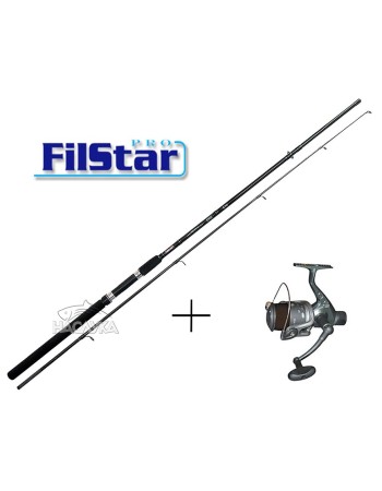 Комплект Въдица + Макара за спининг риболов Filstar Universal Spin, 2.40 м
