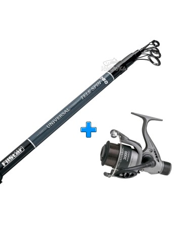 Комплект Въдица + Макара за спининг риболов Filstar Universal Tele Spin, 2.70 м