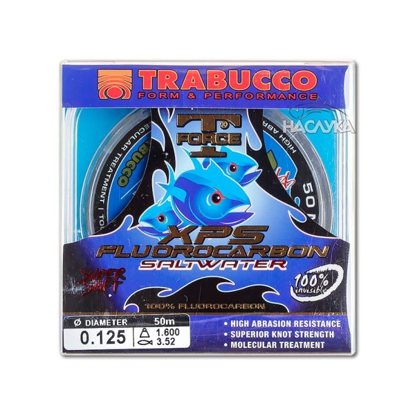 Флуорокарбон Trabucco XPS Fluorocarbon Saltwater 50 м — снимка 3