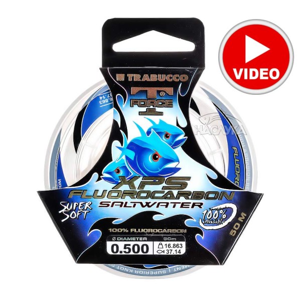 Флуорокарбон Trabucco XPS Fluorocarbon Saltwater 50 м — снимка 1