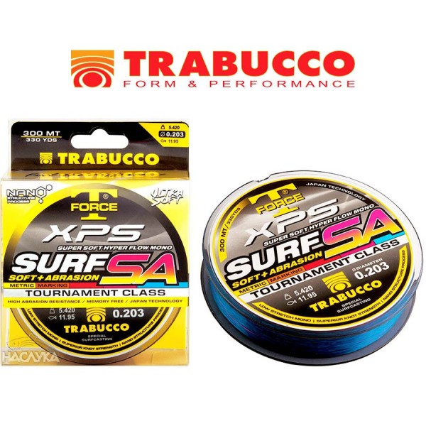 Сърф Кастинг влакно Trabucco XPS Surf SA Mark System, 300 м — снимка 2
