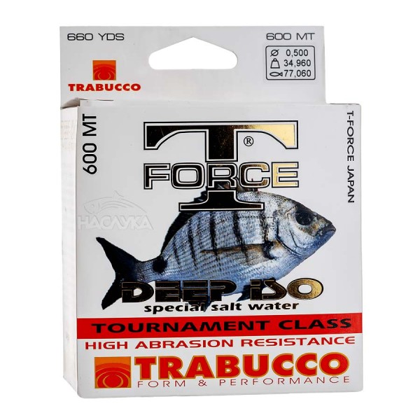 Влакно за морски риболов Trabucco T-Force Deep Iso, 600 м — снимка 3