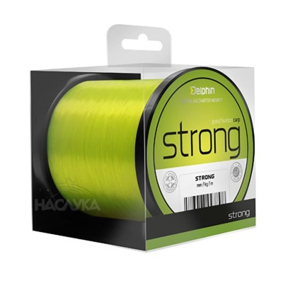 Влакно за шаранджийски риболов Delphin Strong Carp 1200 м, Жълто