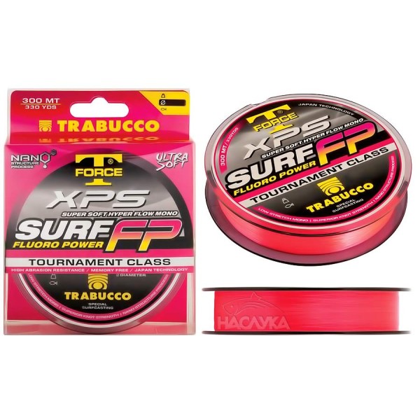 Влакно за Сърф Кастинг Trabucco XPS Surf FP Fluoro Power, 300 м — снимка 3