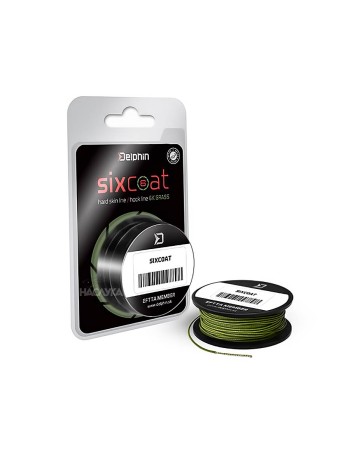 Влакно за шарански поводи Skin Line Delphin SIXCOAT, Grass