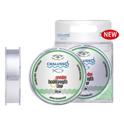 Монофилно влакно за поводи Cralusso Feeder Hooklength Line