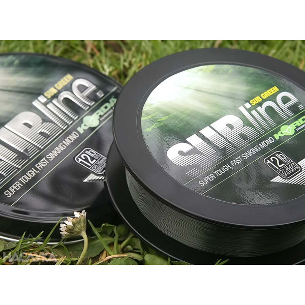 Влакно за шарански риболов Korda Subline 1000 м, Зелено — снимка 3
