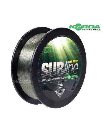 Влакно за шарански риболов Korda Subline 1000 м, Зелено