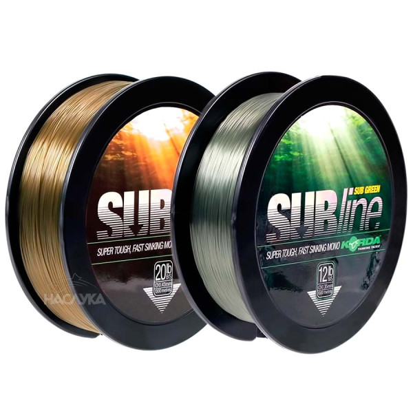 Влакно за шарански риболов Korda Subline 1000 м, Кафяво — снимка 3