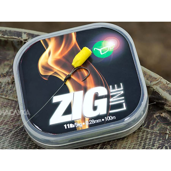 Влакно за зиг-риг Korda Zig Line, 100 м — снимка 2