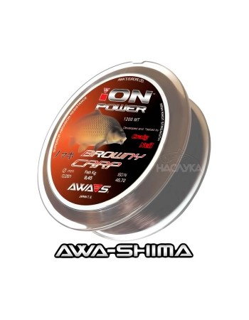 Шаранско влакно Awa-Shima Ion Power Browny Carp, 1200 м