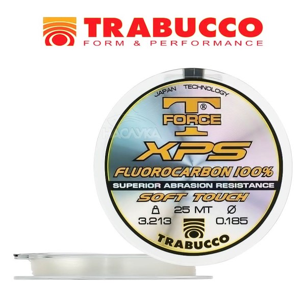 Флуорокарбоново влакно за поводи Trabucco XPS Fluorocarbon 100%, 50 м — снимка 2