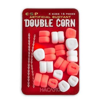 Двойна плаваща царевица E.S.P. Double Corn, Pink/White