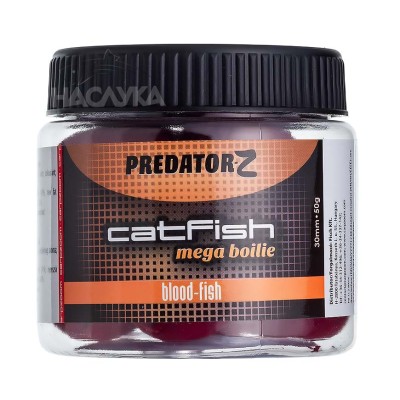 Протеинови топчета за сом Predator-Z CatFish Mega Boilie, Blood-Fish
