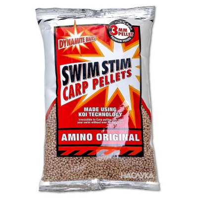 Пелети Dynamite Baits Swim Stim Carp Pellets, Amino Original