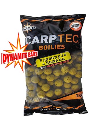 Протеинови топчета Dynamite Baits Carptec Pineapple & Banana, 1 кг