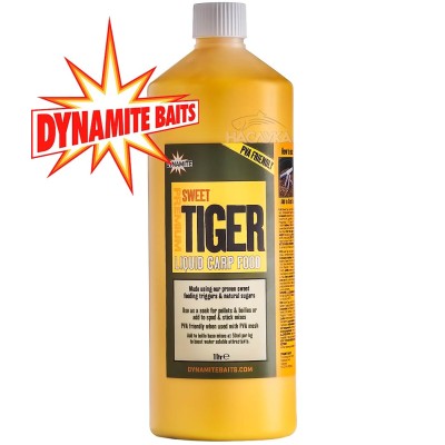 Течна храна Dynamite Baits Sweet Tiger Liquid Carp Food