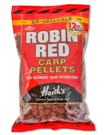 Пробити пелети за стръв Dynamite Baits Robin Red Carp Pellets