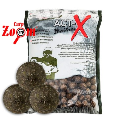 Протеинови топчета Carp Zoom Act-X Boilies, 20 мм, 800 г, Shellfish-Sardine
