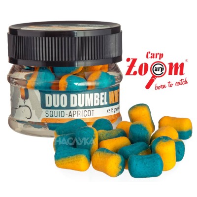 Балансирани дъмбели Duo Dumbel Wafters 10х14 мм, Squid-Apricot