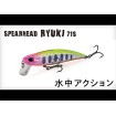 Потъващ воблер DUO Spearhead Ryuki 71S, 71 мм, 10 г, цвят Full Chart Yamame