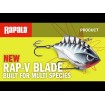 Rapala Rap, V Blade, 6 см, 14 г, цвят ACHT