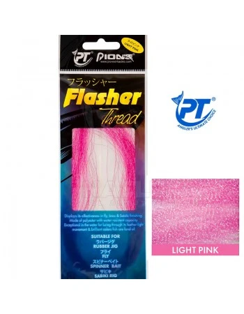 Ламе за чепарета и примамки Pioneer Flasher Thread, цвят Light Pink