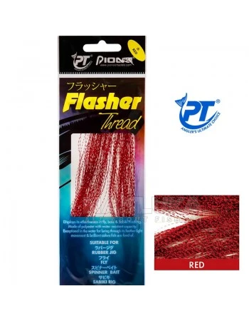 Ламе за чепарета и примамки Pioneer Flasher Thread, цвят Red