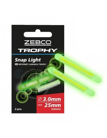 Светещи ампули за плувка Zebco Trophy Snap Light, 3мм, 2 бр.