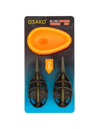 Osako In-Line Method Feeder Set E806B - Комплект от 2 хранилки с преса, 50+60г