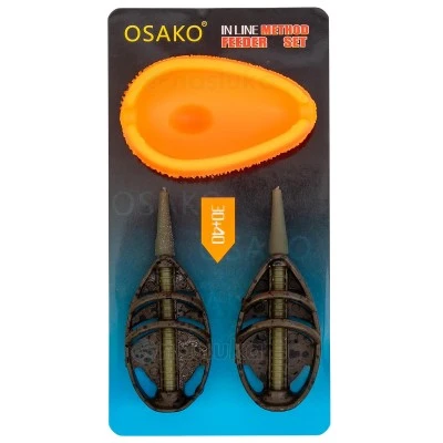 Osako In-Line Method Feeder Set E806A - Комплект от 2 хранилки с преса, 30+40г