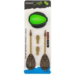 Сет от 2 метод фидер хранилки с преса Osako E983C, 30+40 г