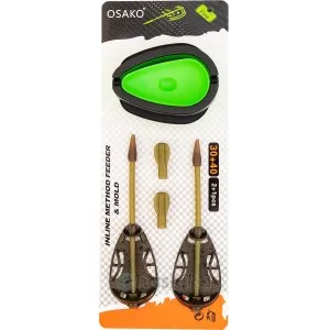 Сет от 2 метод фидер хранилки с преса Osako E984C, 30+40 г