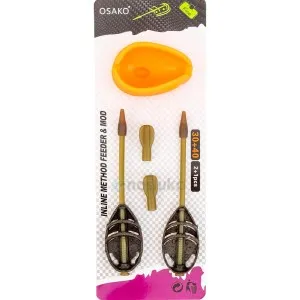 Сет от 2 метод фидер хранилки с преса Osako E985C, 30+40 г